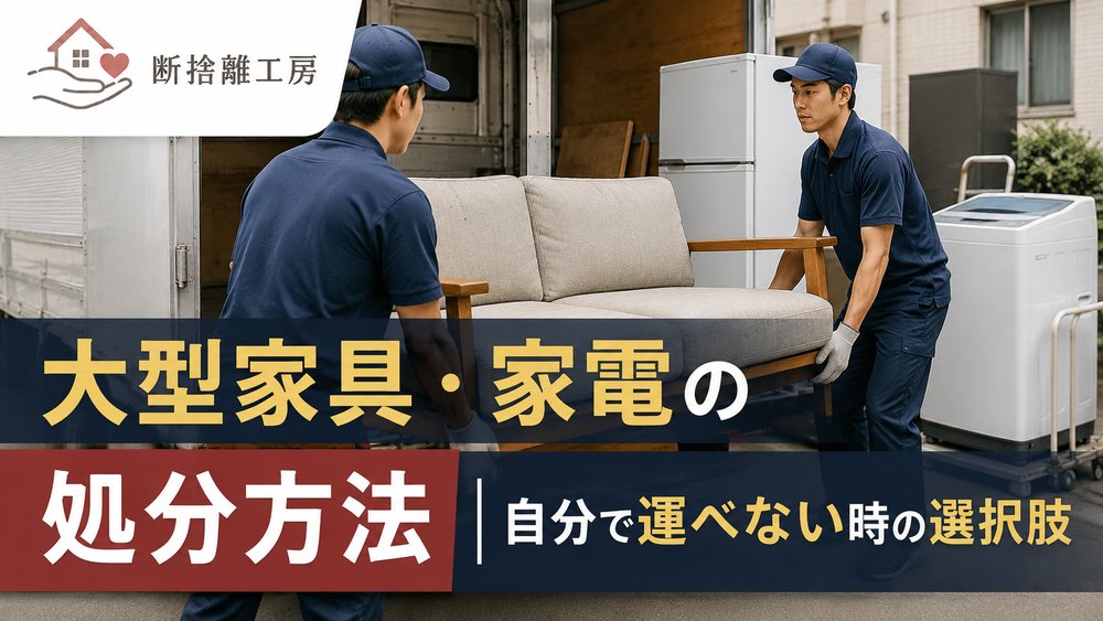 大型家具・家電の処分方法